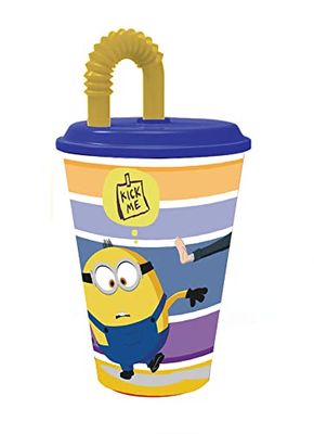 ALMACENESADAN, 0000; Reusable Cane Cup, Capacity 430 ml, Ideal for Any Occasion, Licensed (Minio)