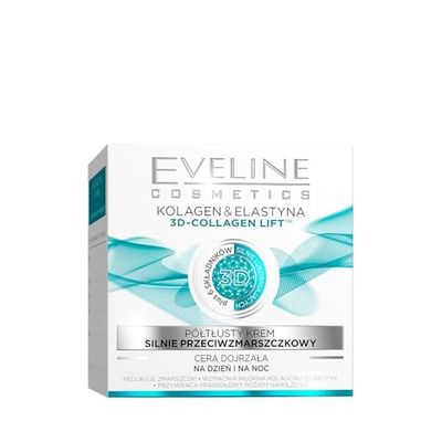 Eveline 3D collagen lift intenso anti wrinkle day and night cream 50 ml