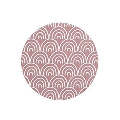 Questo Casa, Round Digital Printed Mouse Pad, Non-Slip Base, for Office and Home, Diameter:22cm