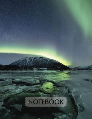 Composition Notebook: Northern Lights Series - 8.5" X 11" - college ruled 100 pages: 8.5x11 - college ruled - Notebook