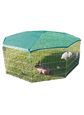 Trixie 6243 Recinzione Esterna con Rete 8 Pannelli 80 × 75 cm