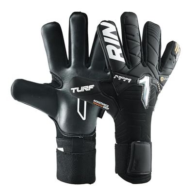 Rinat Guante de Portero Kratos Turf BLK Junior Negro Talla 5