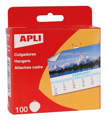 APLI 372 - Colgadores Papel Eng, 100 unidades