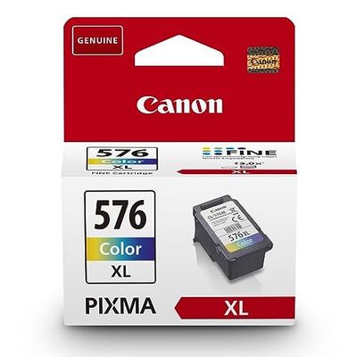 Canon CL-576XL Cartouche d'encre pour imprimante PIXMA, Haut rendement, Couleur