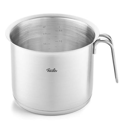 Fissler Original-Profi Collection Pot à lait en Acier Inoxydable (2,6 l, Ø 16 cm) Pot de Cuisson avec Bord Verseur Et Graduation Intérieure – Compatible Induction