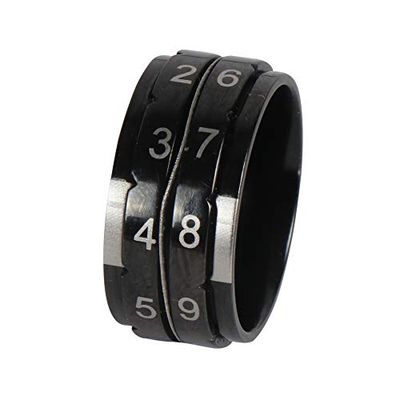 KnitPro Compteur de rangées d'anneaux, Le Noir, 9
