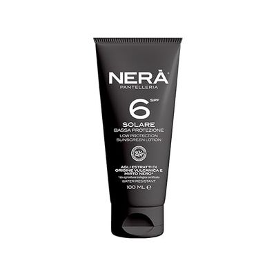 NERA SPF 6 Sunscreen Body Lotion – Lightweight & Hydrating, Low-Protection UVA/UVB Formula with Black Myrtle & Volcanic Stone Extracts, Water-Resistant, Antioxidant-Rich & Paraben-Free, 100ml