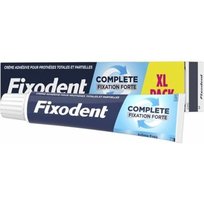 Fixodent Complete Freschezza, crema adesiva per protesi totali e parziali, 70 ml
