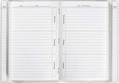 Brunnen 1046952 Homework Book A5 56 Sheets Stationery for Smart Lazy, Plastic Cover, 4 Different Designs