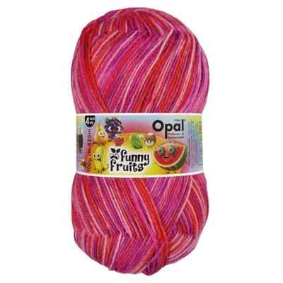 Opal - Opal Funny Fruits 11410 (425m) 4-Veli Durevole Calzino Filato - 1x100g