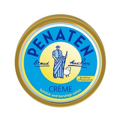 Penaten Crema (150 ml), crema protectora para bebés con protección contra la humedad y protección de la piel, calma y protege inmediatamente la piel sensible del bebé gracias al óxido de zinc
