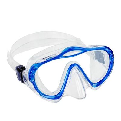 Mares Mask Sharky Lunettes de plongée Mixte Adulte, Azul (RBLCL), BX