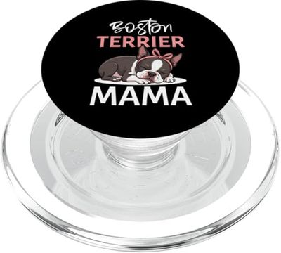 Perro Boston Terrier PopSockets PopGrip para MagSafe