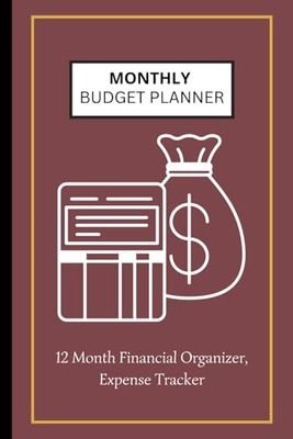 Finance Budget Planner : 12 Month Financial Organizer, Expense Tracker,: Undated Account Book.