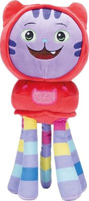 Schmidt Spiele 42789 Gabbys Dollhouse DJ Herbe à Chat, en Peluche, 28 cm, Noir