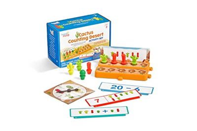 Learning Resources Desierto para Contar Cactus, Set para el Aula de Actividades de matemáticas para niños tempranas, desarrolla el Sentido numérico, 67 Piezas, 3+ años de Edad, Multicolor, 0 (94448)