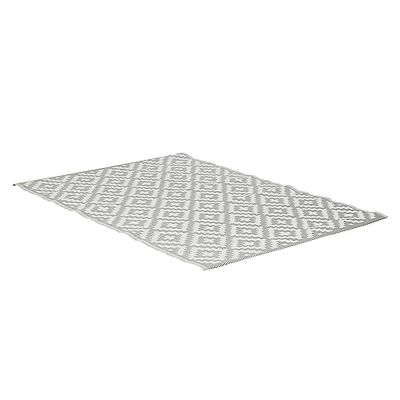 greemotion Tapete santo para uso interior e exterior de polipropileno 100%, tapete de cor bege com um padrão, 200 x 150 cm