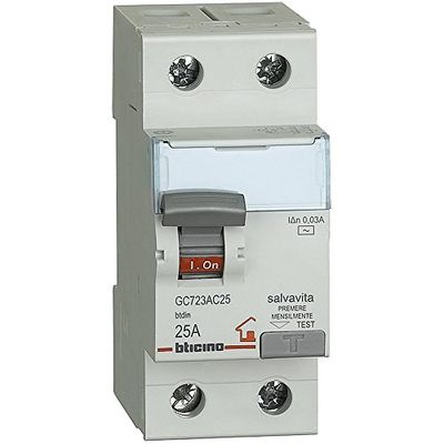 Bticino - Gc723ac25 btdin elcb, 2 módulos