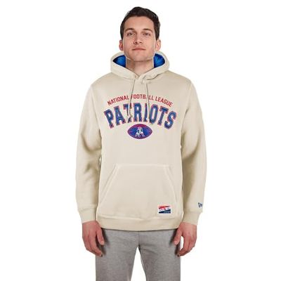 New England Patriots unisex Nfl 3:e ner pullover med huva klassisk sten officiell lag färg tröja med huva