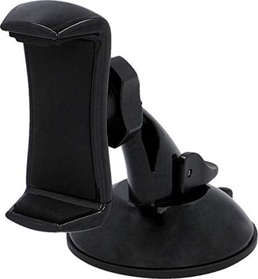 Cartrend 10658 Supporto Universale per Cellulare da Auto, con Giunto sferico a 360°, per cruscotto, a Ventosa, Colore Nero