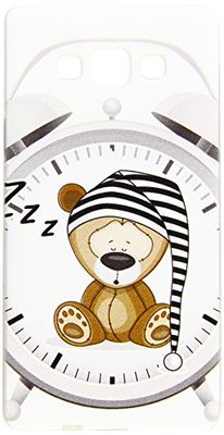 OOH!COLOR 024834_oki001 Grappige teddybeer met patroon zachte siliconen TPU bumperhoes voor Samsung Galaxy A7 A700 helder