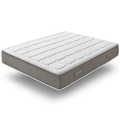 DUPEN® Colchón de Resorte ensacado Velvet, Altura 29 cm, firmeza Media, viscoelástica 0,5 cm y Refuerzo perimetral, Tejido Strech, Fibra hipoalergénica, núcleo HR Airdream, Mide 140 x 200 cm