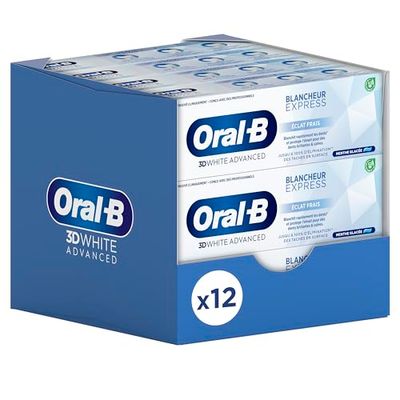 Oral-B 3D White Advanced Express Blancheur et Éclat Dentifrice 75 ml