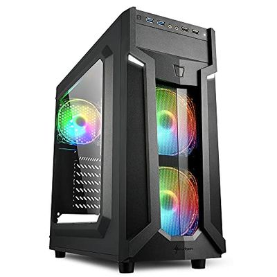 Sharkoon VG6-W RGB PC-behuizing, rood/groen/blauw