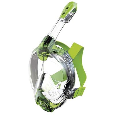 SEAC Libera, Masque de Plongée avec Tuba Intégré de dernière Génération, Silicone Hypoallergénique, Libération Rapide, Vert, L/XL