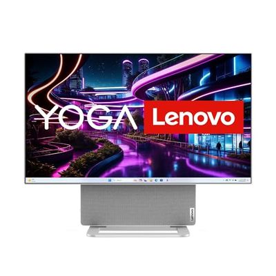 Lenovo Yoga All in One 7 | 27" QHD Display | AMD Ryzen 7 8845HS | 32GB RAM | 1TB SSD | AMD Radeon Graphics | Win11 Pro | QWERTZ | grijs | incl. toetsenbord & muis | 2 jaar Premium Care