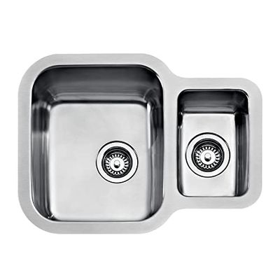 Teka INOX Bajo encimera Be 1½C 625 REV Sink, one Size, Set of 2 Pieces