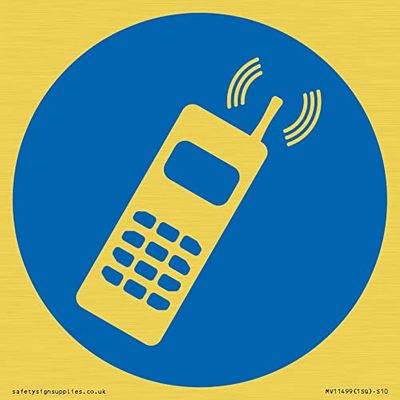 Personalizzato obbligatorio: utilizzare un segno del telefono cellulare - 100x100mm - S10