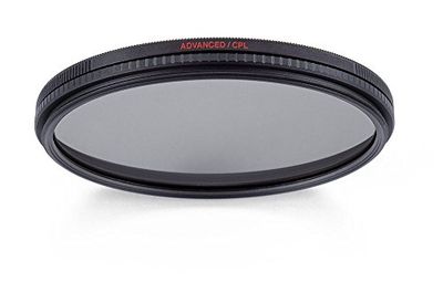 Manfrotto Advanced MVFADVCPL-52 Filtro Polarizzatore da 52 mm, Nero/Antracite