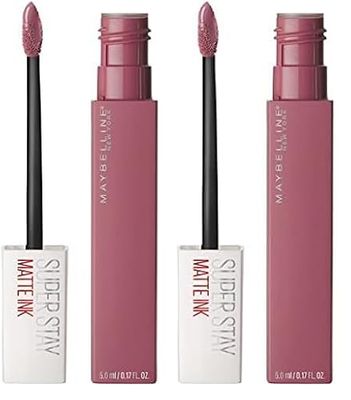 Maybelline New York Superstay Matte Ink, 15 Lover, 5 ml (Lot de 2)