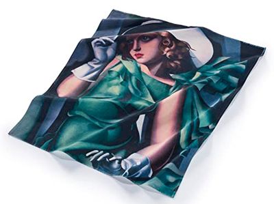 Musearta BT-TL-LG-V424366 Unisex Beach Towel with Artist Tamara de Lempicka Motif Cotton 120 x 150 cm