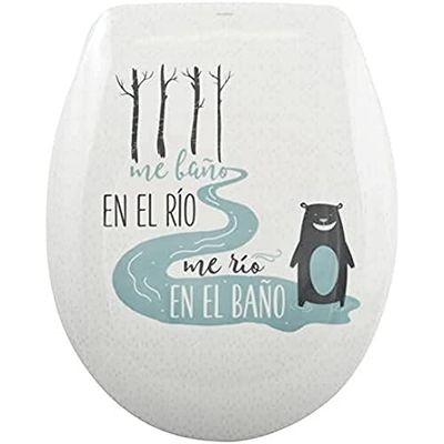 MSV Sedile WC PP Rio Cerniere in PLASTICA