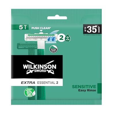 Wilkinson Extra2 Sensitive, 1 Bolsa de 5