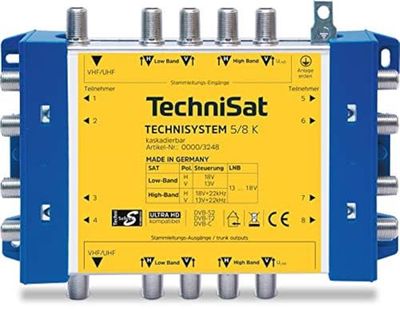TechniSat TechniSystem 5/8 K - Interruptor múltiplo (importado)