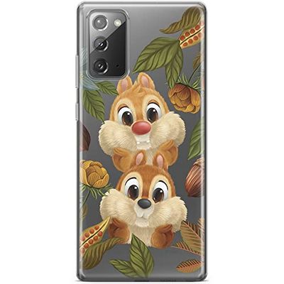 ERT GROUP mobiel telefoonhoesje voor Samsung GALAXY NOTE 20 origineel en officieel erkend Disney patroon Chip & Dale 002 optimaal aangepast aan de vorm van de mobiele telefoon, gedeeltelijk bedrukt