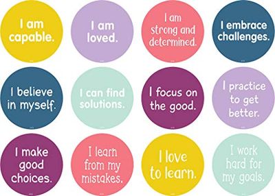 Spot On Carpet Markers Positive Mindset, 4", Pack of 12
