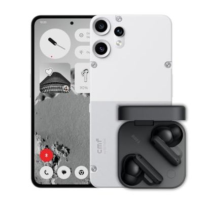 CMF Phone 2 Pro 128GB Wit – 5G Smartphone met 50MP Camera + CMF Buds 2 Donkergrijs inbegrepen