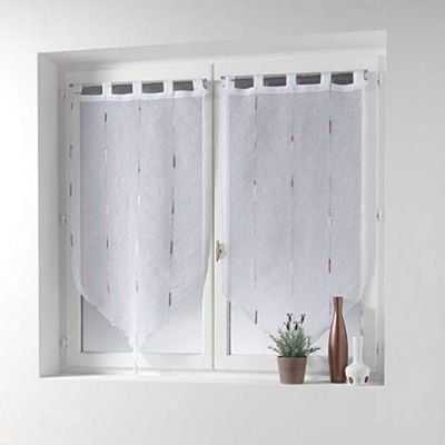 Douceur d'Intérieur Soft Interior, Chenilla Pair, Polyester, Natural, 2 x 45 x 160 cm