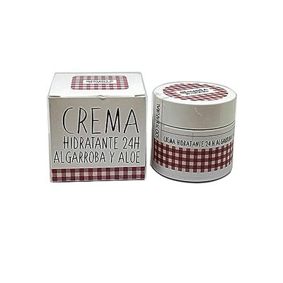 CREMA HIDRATANT 24 H algarroba och aloe vera 50 ml