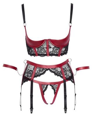 Cottelli Bondage Shelf Lifting Set Black XL