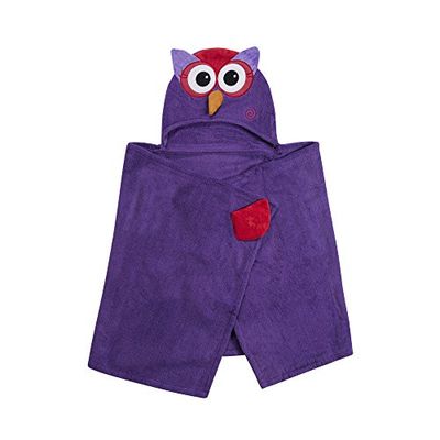 Zoocchini Serviette de Bain Enfant Motif Olive La Chouette