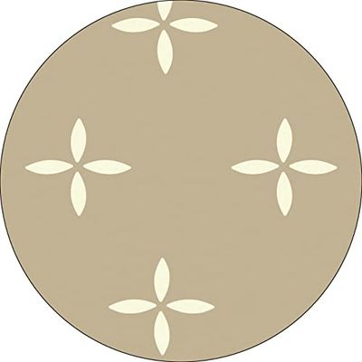 Bonateks, Round Digital Printed Mouse Pad, Non-Slip Base, for Office and Home, Diameter:22cm