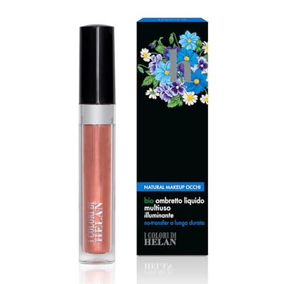 Helan I Colori di Helan - Sombra de ojos líquida iluminadora multiusos, ideal como rubor líquido, maquillaje facial y bronceador, maquillaje duradero que no se transfiere, maquillaje brillante 2,5 ml