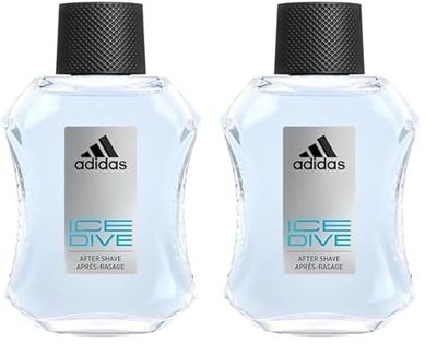 Adidas Lozione Dopobarba Ice Dive Aftershave, 100 ml (Confezione da 2)