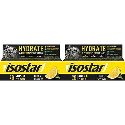 Isostar - Fast Hydration Power Tabs 10 x 12 g - Limon (Paquete de 2)