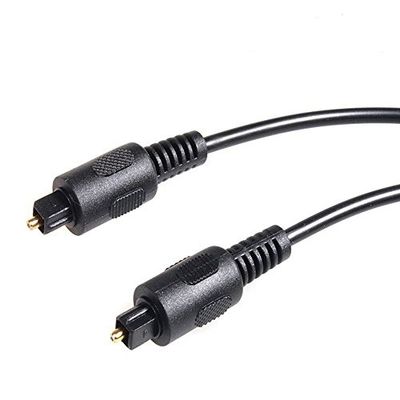 Maclean MCTV-639 Cabo de fibra ótica Toslink T-T (comprimento 0,5 m a 3 m) preto (1 m)